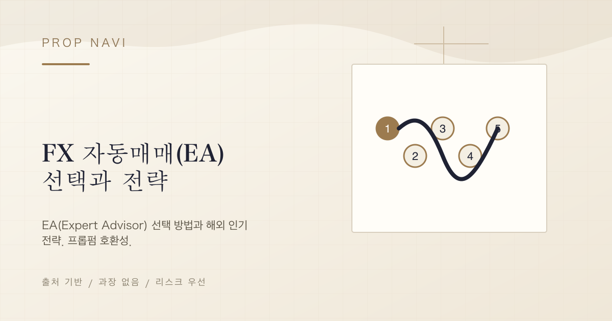 FX 자동매매(EA) 선택과 전략