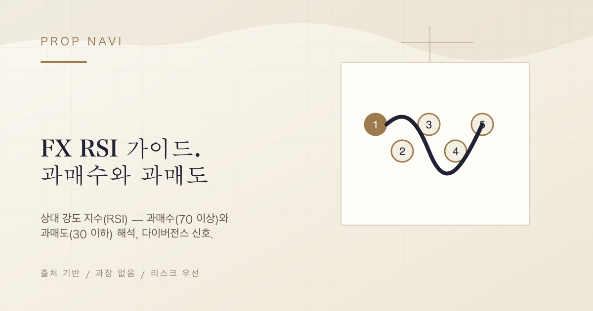 FX RSI 가이드. 과매수와 과매도