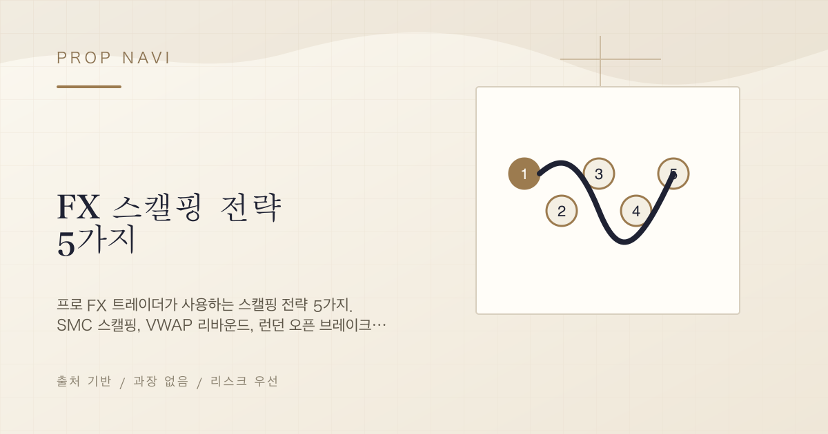 FX 스캘핑 전략 5가지
