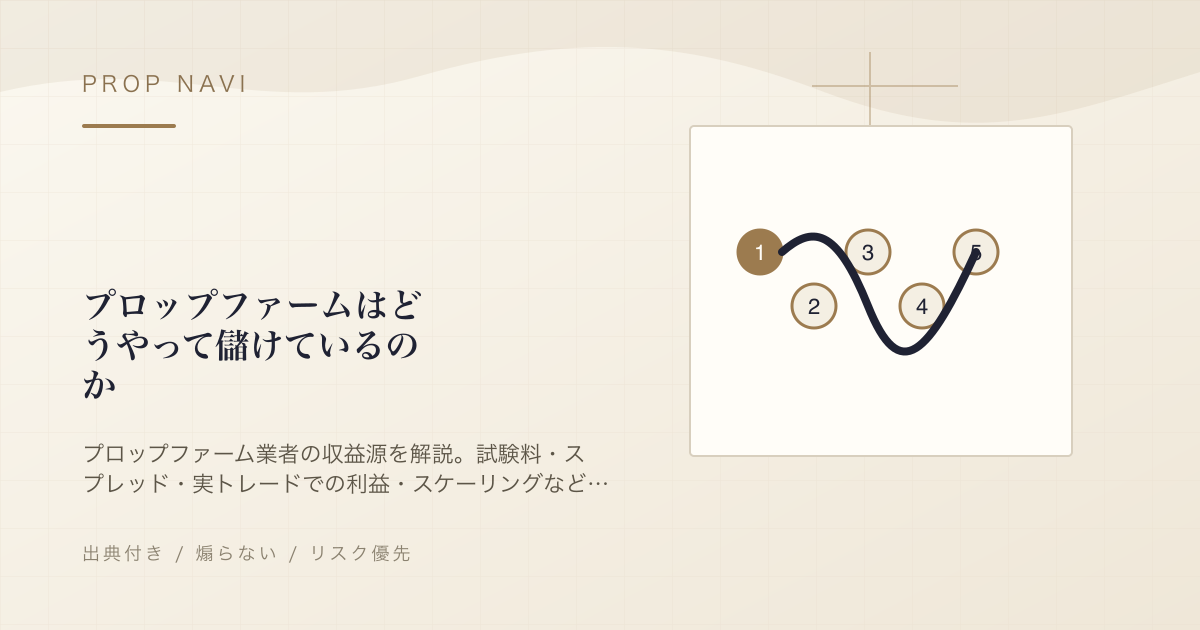 プロップファームはどうやって儲けているのか