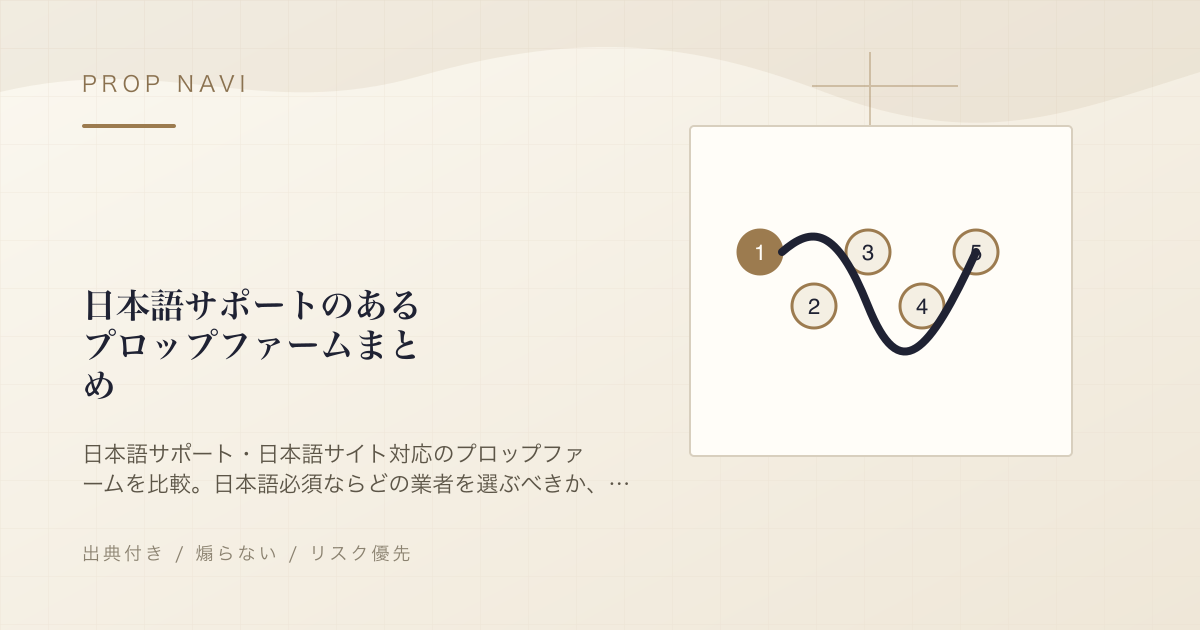 日本語サポートのあるプロップファームまとめ