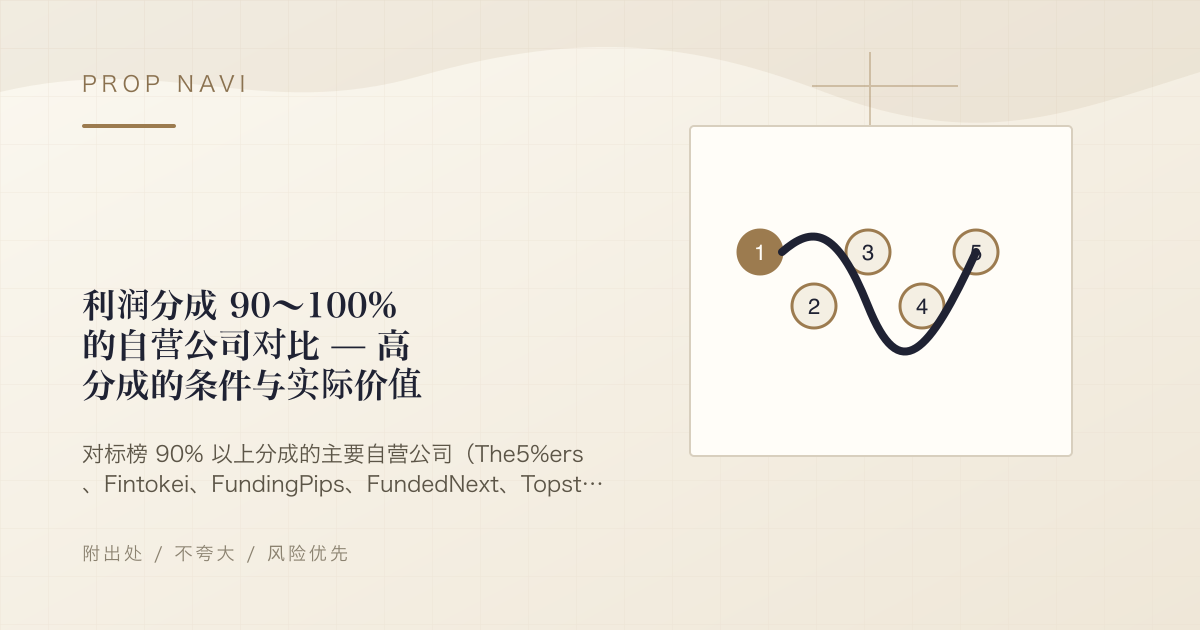 利润分成 90～100% 的自营公司对比 — 高分成的条件与实际价值