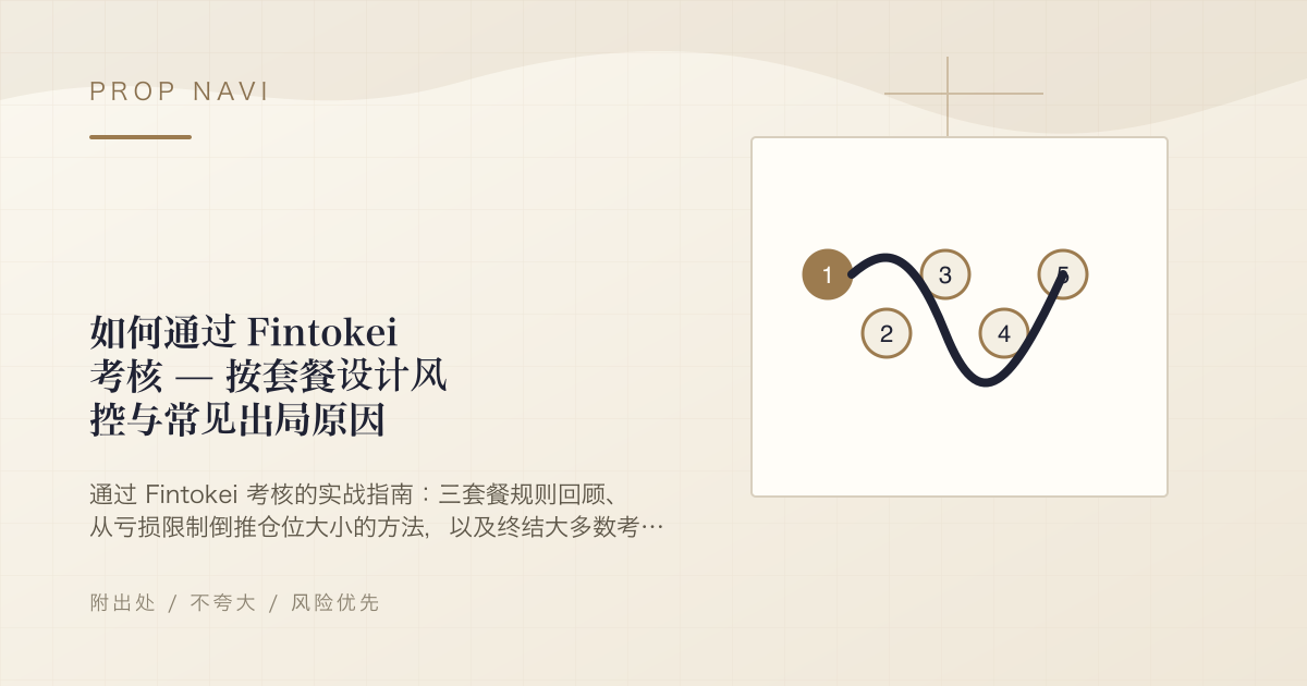 如何通过 Fintokei 考核 — 按套餐设计风控与常见出局原因
