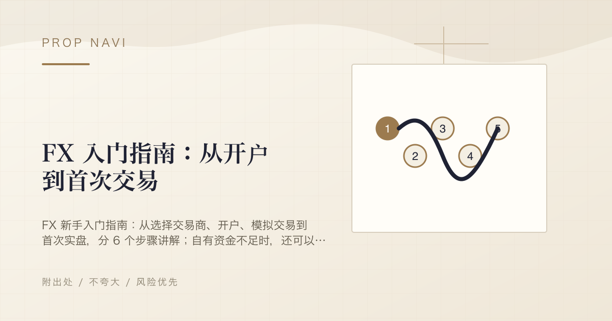 FX 入门指南：从开户到首次交易