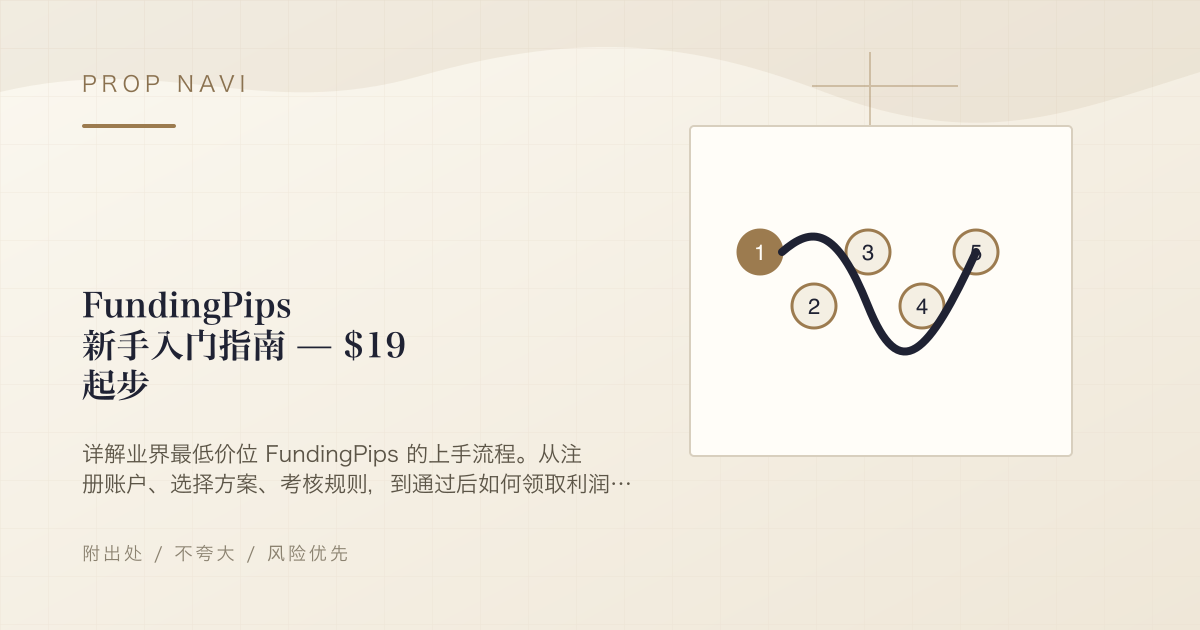 FundingPips 新手入门指南 — $19 起步