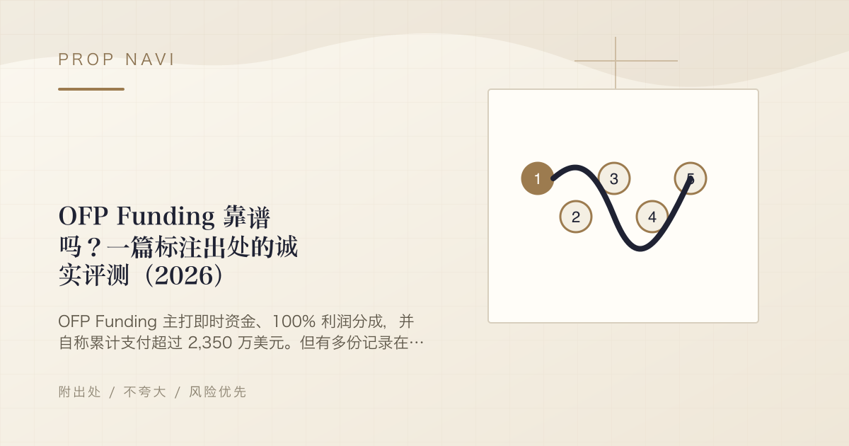 OFP Funding 靠谱吗？一篇标注出处的诚实评测（2026）
