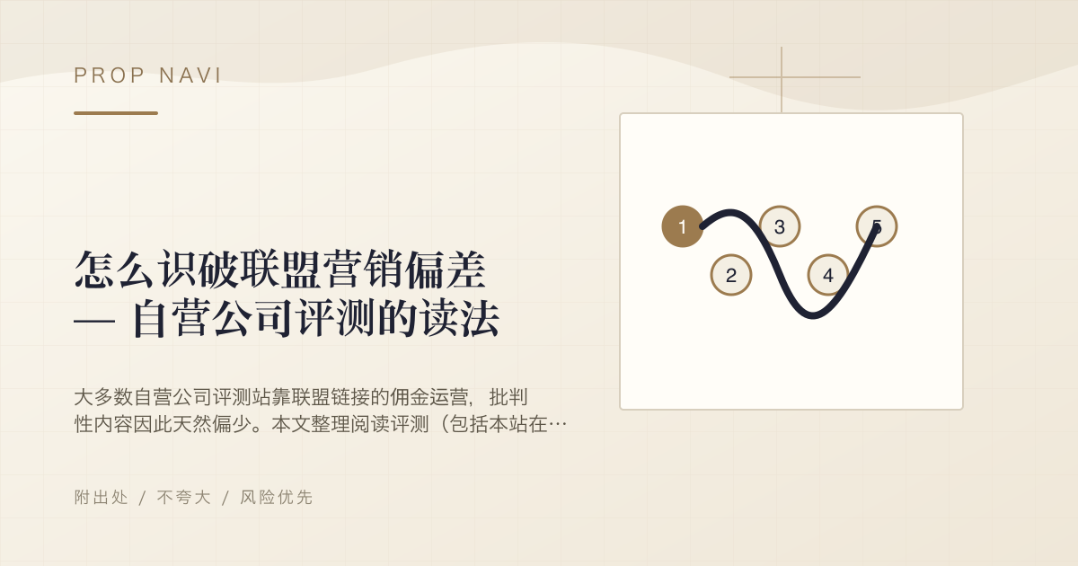 怎么识破联盟营销偏差 — 自营公司评测的读法