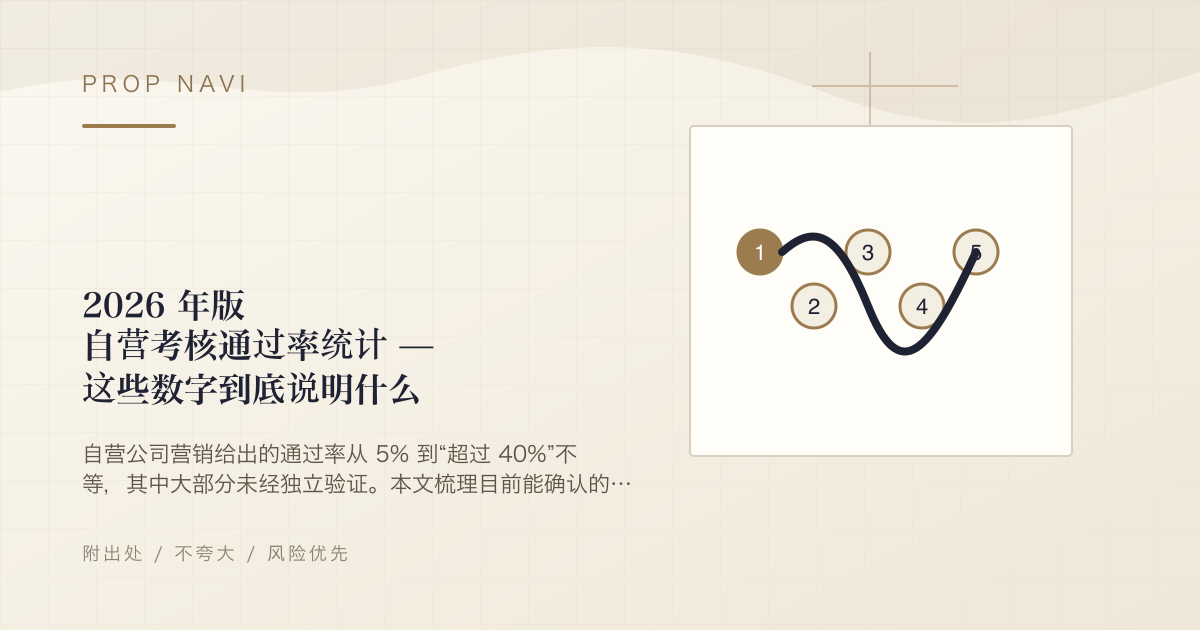 2026 年版 自营考核通过率统计 — 这些数字到底说明什么