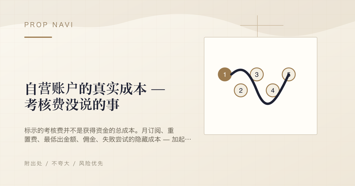 自营账户的真实成本 — 考核费没说的事