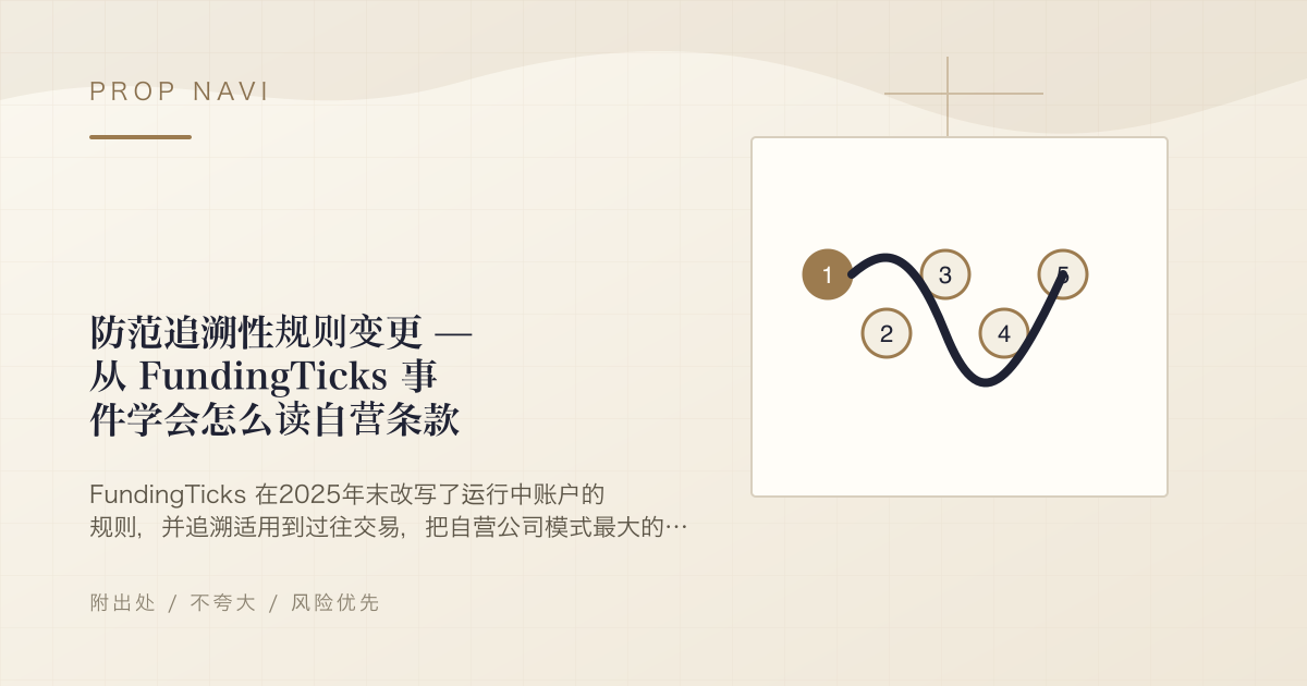 防范追溯性规则变更 — 从 FundingTicks 事件学会怎么读自营条款