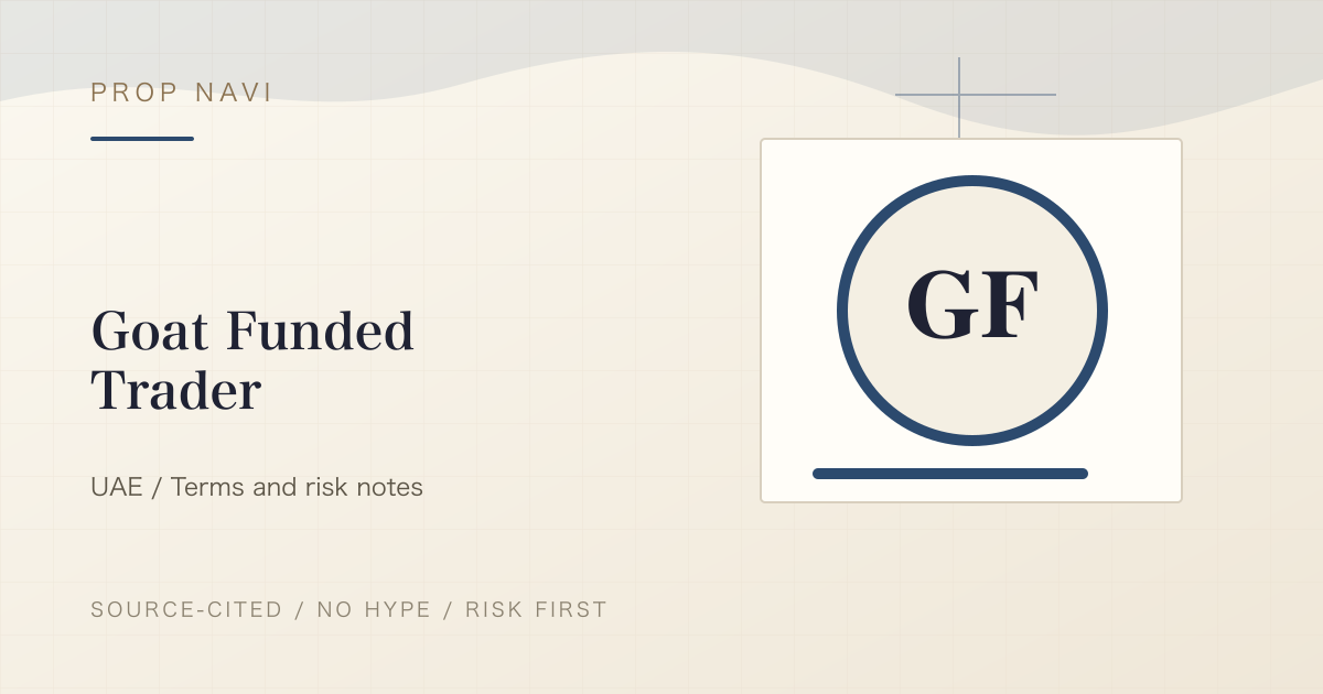 Goat Funded Trader