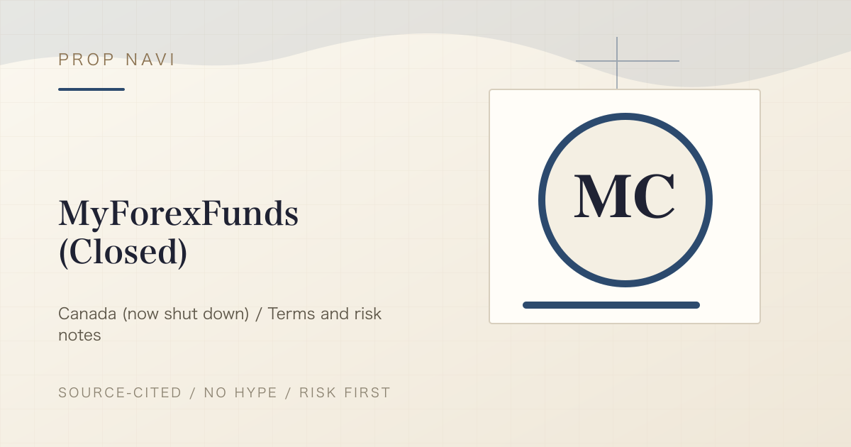 MyForexFunds (Closed)